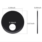 3 PCS Copertura per fotocamera WebCam con design a forma rotonda universale per desktop, laptop, tablet, telefoni