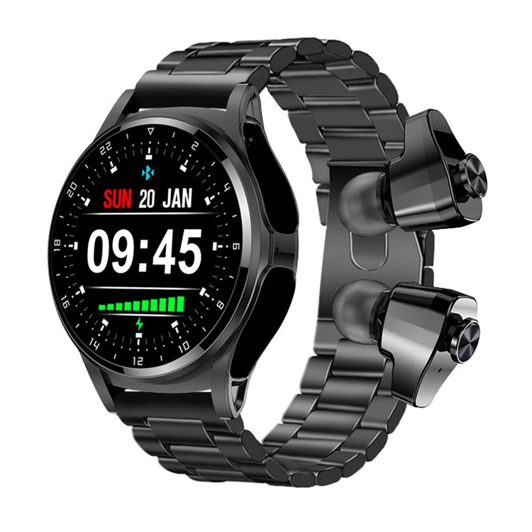 GT69 Touch screen IPS da 1,3 pollici IP67 Orologio intelligente con auricolare Bluetooth impermeabile, supporto monitoraggio del sonno / monitoraggio della frequenza cardiaca / chiamata Bluetooth