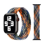 Cinturini di ricambio in nylon intrecciato con testa in metallo, dimensioni: XS 128 mm per Apple Watch Series 6 e SE e 5 e 4 40 mm / 3 e 2 e 1 38 mm, XS 128mm 40mm / 38mm