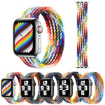 Cinturini di ricambio in nylon intrecciato con testa in metallo, dimensioni: XS 128 mm per Apple Watch Series 6 e SE e 5 e 4 40 mm / 3 e 2 e 1 38 mm, XS 128mm 40mm / 38mm