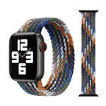 Cinturini di ricambio in nylon intrecciato con testa in metallo, misura: M 145 mm per Apple Watch Series 6 e SE e 5 e 4 40 mm / 3 e 2 e 1 38 mm, M 145mm 40mm / 38mm