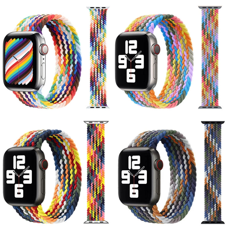 Cinturini di ricambio in nylon intrecciato con testa in metallo, misura: M 145 mm per Apple Watch Series 6 e SE e 5 e 4 40 mm / 3 e 2 e 1 38 mm, M 145mm 40mm / 38mm