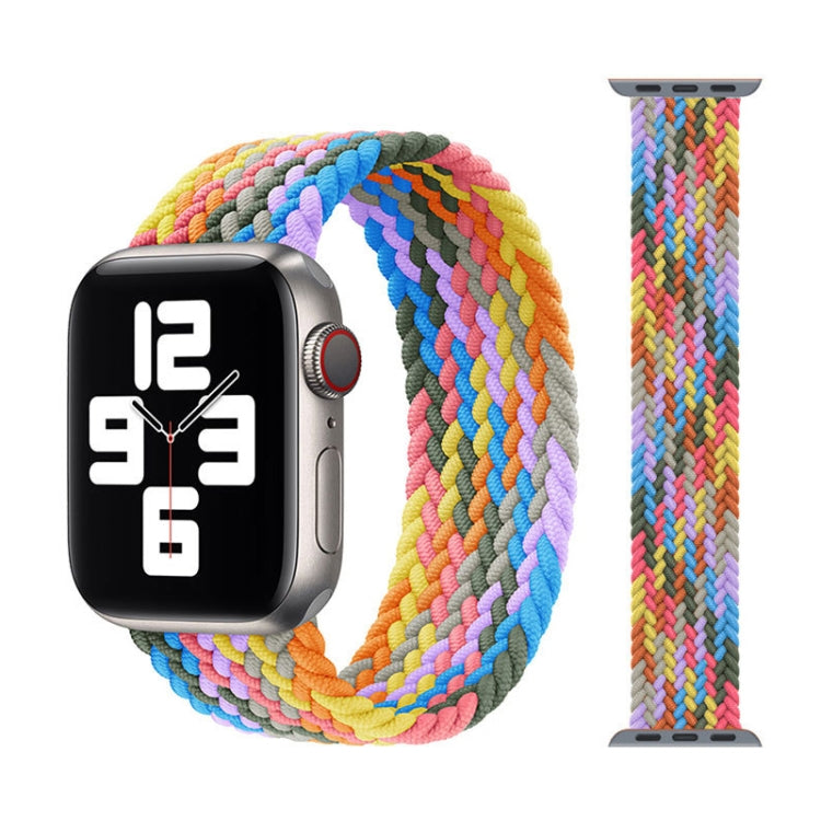 Cinturini di ricambio in nylon intrecciato con testa in metallo, dimensioni: L 155 mm per Apple Watch Series 6 e SE e 5 e 4 40 mm / 3 e 2 e 1 38 mm, L 155mm 40mm / 38mm