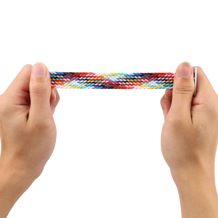 Cinturini di ricambio in nylon intrecciato con testa in metallo, dimensioni: L 155 mm per Apple Watch Series 6 e SE e 5 e 4 40 mm / 3 e 2 e 1 38 mm, L 155mm 40mm / 38mm
