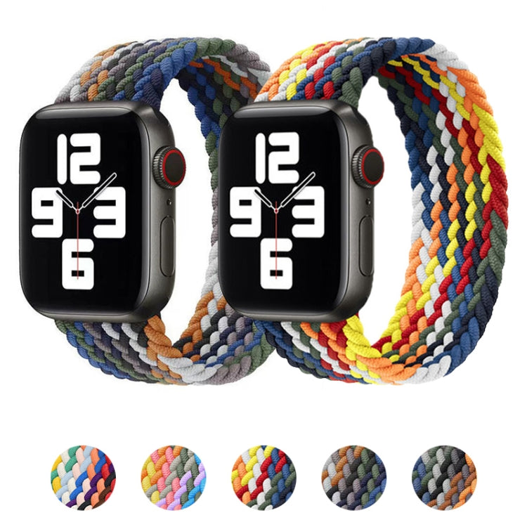 Cinturini di ricambio in nylon intrecciato con testa in metallo, dimensioni: L 155 mm per Apple Watch Series 6 e SE e 5 e 4 40 mm / 3 e 2 e 1 38 mm, L 155mm 40mm / 38mm