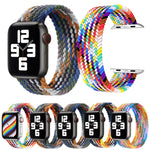 Cinturini di ricambio in nylon intrecciato con testa in metallo, dimensioni: XS 135 mm per Apple Watch Series 6 e SE e 5 e 4 44 mm / 3 e 2 e 1 42 mm, XS 135mm 44mm / 42mm