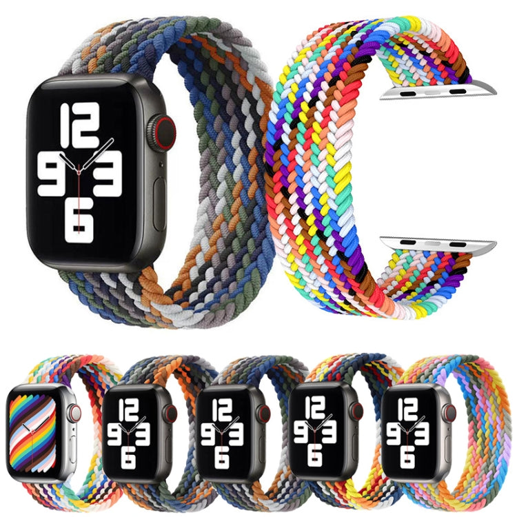 Cinturini di ricambio in nylon intrecciato con testa in metallo, dimensioni: XS 135 mm per Apple Watch Series 6 e SE e 5 e 4 44 mm / 3 e 2 e 1 42 mm, XS 135mm 44mm / 42mm