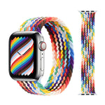 Cinturini di ricambio in nylon intrecciato con testa in metallo, dimensioni: L 165 mm per Apple Watch Series 6 e SE e 5 e 4 44 mm / 3 e 2 e 1 42 mm, L 165mm 44mm / 42mm
