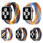 Cinturini di ricambio in nylon intrecciato con testa in metallo, dimensioni: L 165 mm per Apple Watch Series 6 e SE e 5 e 4 44 mm / 3 e 2 e 1 42 mm, L 165mm 44mm / 42mm