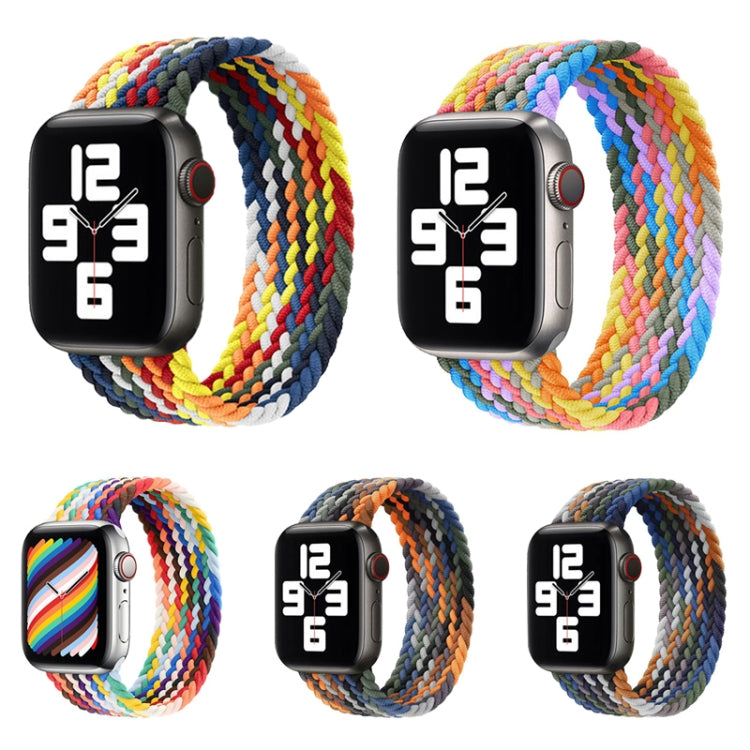 Cinturini di ricambio in nylon intrecciato con testa in metallo, dimensioni: L 165 mm per Apple Watch Series 6 e SE e 5 e 4 44 mm / 3 e 2 e 1 42 mm, L 165mm 44mm / 42mm