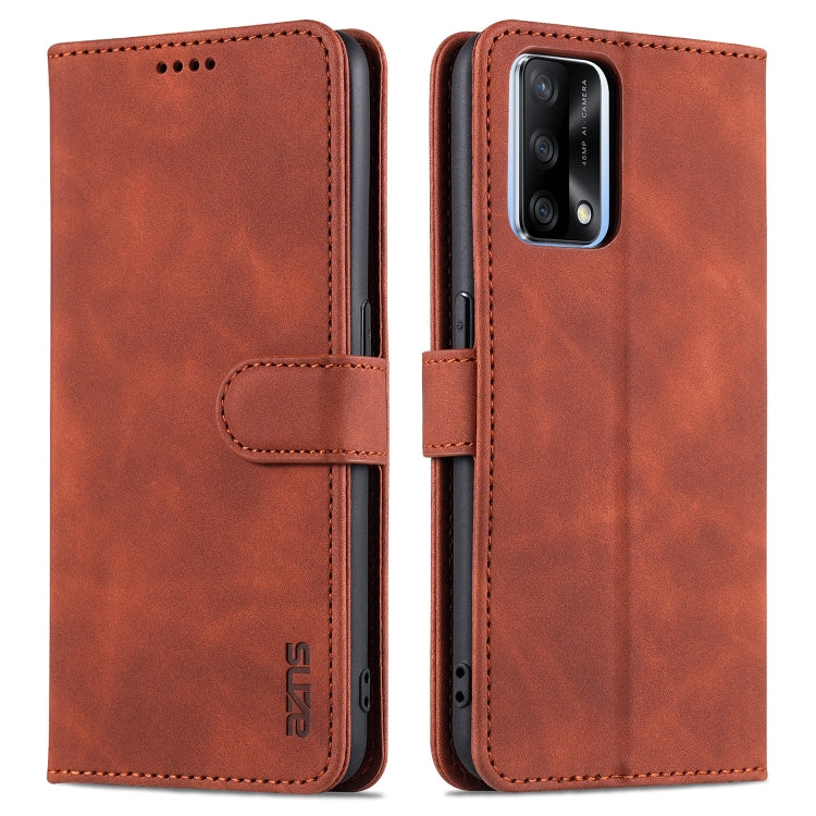 AZNS Skin Feel Calf Texture Custodia orizzontale in pelle a conchiglia con slot per carte e supporto e portafoglio (, For vivo Y20 / iQOO U1x, For vivo Y51 / Y31, For vivo Y52S / iQOO U3, For OPPO A74 4G / F19