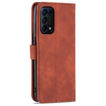 AZNS Skin Feel Calf Texture Custodia orizzontale in pelle a conchiglia con slot per carte e supporto e portafoglio (, For OPPO Reno5 Pro