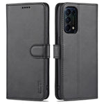 AZNS Skin Feel Calf Texture Custodia orizzontale in pelle a conchiglia con slot per carte e supporto e portafoglio (, For OPPO Reno5 Pro