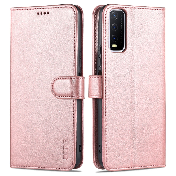 AZNS Skin Feel Calf Texture Custodia orizzontale in pelle a conchiglia con slot per carte e supporto e portafoglio (, For vivo Y20 / iQOO U1x, For vivo Y51 / Y31, For vivo Y52S / iQOO U3, For OPPO A74 4G / F19