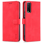 AZNS Skin Feel Calf Texture Custodia orizzontale in pelle a conchiglia con slot per carte e supporto e portafoglio (, For vivo Y20 / iQOO U1x, For vivo Y51 / Y31, For vivo Y52S / iQOO U3, For OPPO A74 4G / F19
