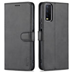 AZNS Skin Feel Calf Texture Custodia orizzontale in pelle a conchiglia con slot per carte e supporto e portafoglio (, For vivo Y20 / iQOO U1x, For vivo Y51 / Y31, For vivo Y52S / iQOO U3, For OPPO A74 4G / F19