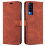 AZNS Skin Feel Calf Texture Custodia orizzontale in pelle a conchiglia con slot per carte e supporto e portafoglio (, For vivo Y20 / iQOO U1x, For vivo Y51 / Y31, For vivo Y52S / iQOO U3, For OPPO A74 4G / F19