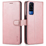 AZNS Skin Feel Calf Texture Custodia orizzontale in pelle a conchiglia con slot per carte e supporto e portafoglio (, For vivo Y20 / iQOO U1x, For vivo Y51 / Y31, For vivo Y52S / iQOO U3, For OPPO A74 4G / F19