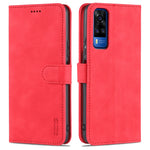 AZNS Skin Feel Calf Texture Custodia orizzontale in pelle a conchiglia con slot per carte e supporto e portafoglio (, For vivo Y20 / iQOO U1x, For vivo Y51 / Y31, For vivo Y52S / iQOO U3, For OPPO A74 4G / F19