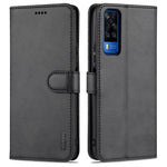 AZNS Skin Feel Calf Texture Custodia orizzontale in pelle a conchiglia con slot per carte e supporto e portafoglio (, For vivo Y20 / iQOO U1x, For vivo Y51 / Y31, For vivo Y52S / iQOO U3, For OPPO A74 4G / F19