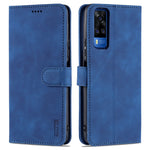 AZNS Skin Feel Calf Texture Custodia orizzontale in pelle a conchiglia con slot per carte e supporto e portafoglio (, For vivo Y20 / iQOO U1x, For vivo Y51 / Y31, For vivo Y52S / iQOO U3, For OPPO A74 4G / F19