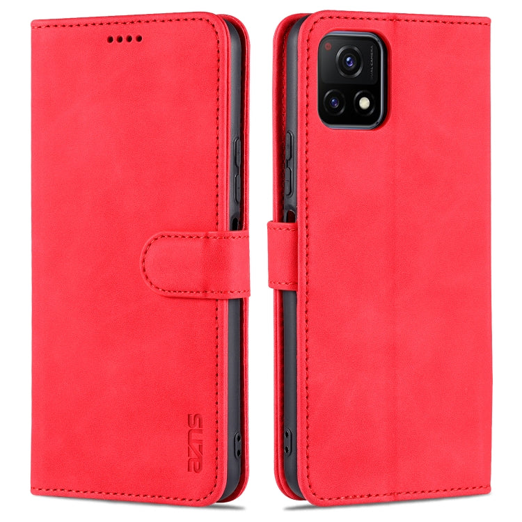 AZNS Skin Feel Calf Texture Custodia orizzontale in pelle a conchiglia con slot per carte e supporto e portafoglio (, For vivo Y20 / iQOO U1x, For vivo Y51 / Y31, For vivo Y52S / iQOO U3, For OPPO A74 4G / F19