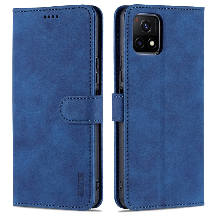 AZNS Skin Feel Calf Texture Custodia orizzontale in pelle a conchiglia con slot per carte e supporto e portafoglio (, For vivo Y20 / iQOO U1x, For vivo Y51 / Y31, For vivo Y52S / iQOO U3, For OPPO A74 4G / F19