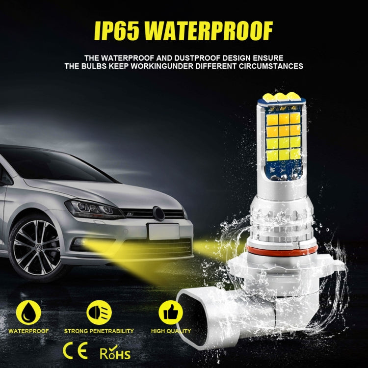 DC9-36V 30W 3000LM IP65 Fendinebbia LED a doppio colore per auto con lampada 30LED SMD-2525, 2 PCS V6 880, 2 PCS V6 9005, 2 PCS V6 9006, 2 PCS V6 H4, 2 PCS V6 H7, 2 PCS V6 H10, 2 PCS V6 H11, 2 PCS V6 H16, 2 PCS V6 P13W