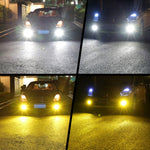 DC9-36V 30W 3000LM IP65 Fendinebbia LED a doppio colore per auto con lampada 30LED SMD-2525, 2 PCS V6 880, 2 PCS V6 9005, 2 PCS V6 9006, 2 PCS V6 H4, 2 PCS V6 H7, 2 PCS V6 H10, 2 PCS V6 H11, 2 PCS V6 H16, 2 PCS V6 P13W