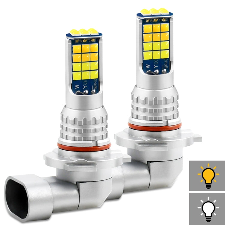 DC9-36V 30W 3000LM IP65 Fendinebbia LED a doppio colore per auto con lampada 30LED SMD-2525, 2 PCS V6 880, 2 PCS V6 9005, 2 PCS V6 9006, 2 PCS V6 H4, 2 PCS V6 H7, 2 PCS V6 H10, 2 PCS V6 H11, 2 PCS V6 H16, 2 PCS V6 P13W