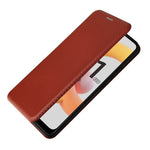 Struttura in fibra di carbonio Flip orizzontale magnetico Custodia in pelle TPU + PC + PU con slot per schede, For OPPO Realme C11 2021, For OPPO Realme C20, For OPPO Reno 5A(Japan version), For TCL 20 Pro 5G