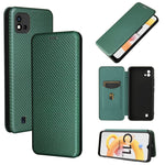 Struttura in fibra di carbonio Flip orizzontale magnetico Custodia in pelle TPU + PC + PU con slot per schede, For OPPO Realme C11 2021, For OPPO Realme C20, For OPPO Reno 5A(Japan version), For TCL 20 Pro 5G
