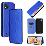 Struttura in fibra di carbonio Flip orizzontale magnetico Custodia in pelle TPU + PC + PU con slot per schede, For OPPO Realme C11 2021, For OPPO Realme C20, For OPPO Reno 5A(Japan version), For TCL 20 Pro 5G
