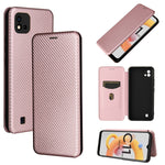 Struttura in fibra di carbonio Flip orizzontale magnetico Custodia in pelle TPU + PC + PU con slot per schede, For OPPO Realme C11 2021, For OPPO Realme C20, For OPPO Reno 5A(Japan version), For TCL 20 Pro 5G