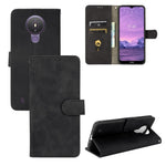 Tinta unita Skin Feel Fibbia magnetica Flip orizzontale Custodia in pelle PU con struttura in vitello con supporto e slot per schede e portafoglio, For Nokia 1.4, For Samsung Galaxy A22 4G