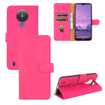 Tinta unita Skin Feel Fibbia magnetica Flip orizzontale Custodia in pelle PU con struttura in vitello con supporto e slot per schede e portafoglio, For Nokia 1.4, For Samsung Galaxy A22 4G