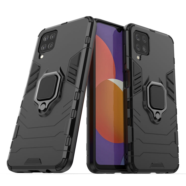 Custodia protettiva antiurto per PC + TPU con supporto per anello magnetico, For Samsung Galaxy M12