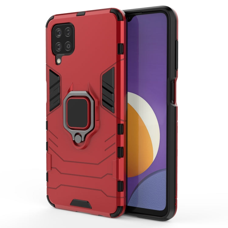 Custodia protettiva antiurto per PC + TPU con supporto per anello magnetico, For Samsung Galaxy M12