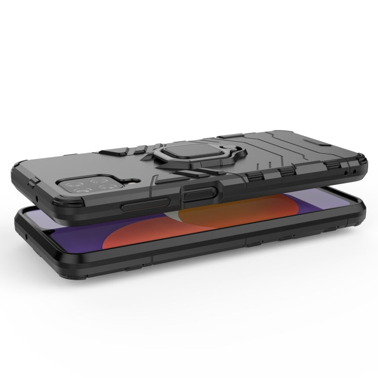 Custodia protettiva antiurto per PC + TPU con supporto per anello magnetico, For Samsung Galaxy M12