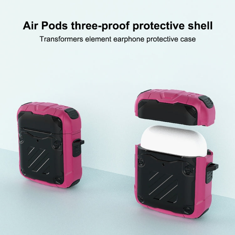 Custodia protettiva con aggancio per AirPods 1/2