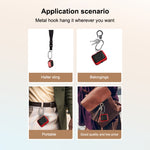 Custodia protettiva con aggancio per AirPods 1/2