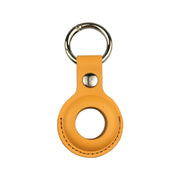 Portachiavi con custodia protettiva antiurto in pelle antigraffio con anello per appendere AirTag