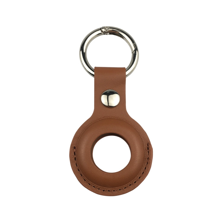 Custodia portachiavi in pelle per AirTag Apple