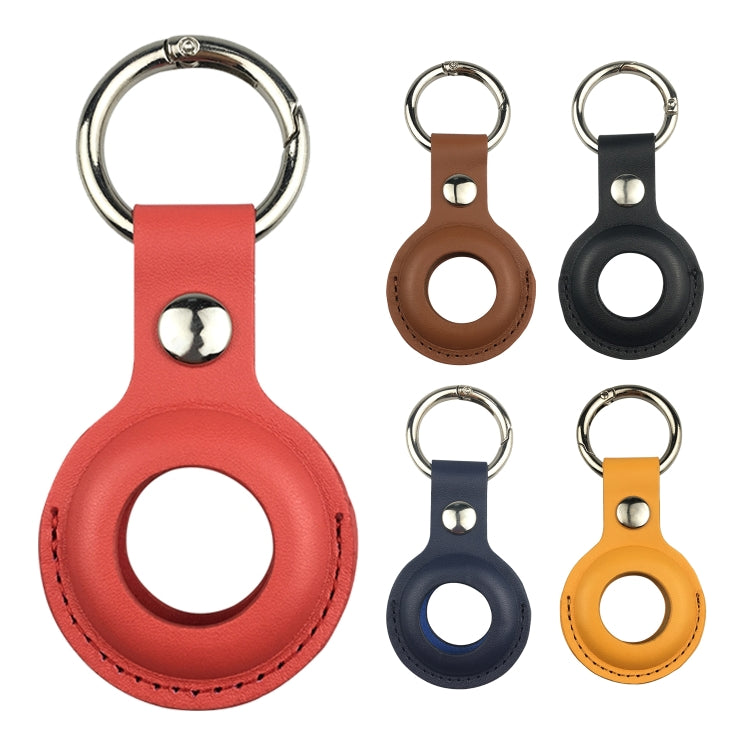 Custodia portachiavi in pelle per AirTag Apple