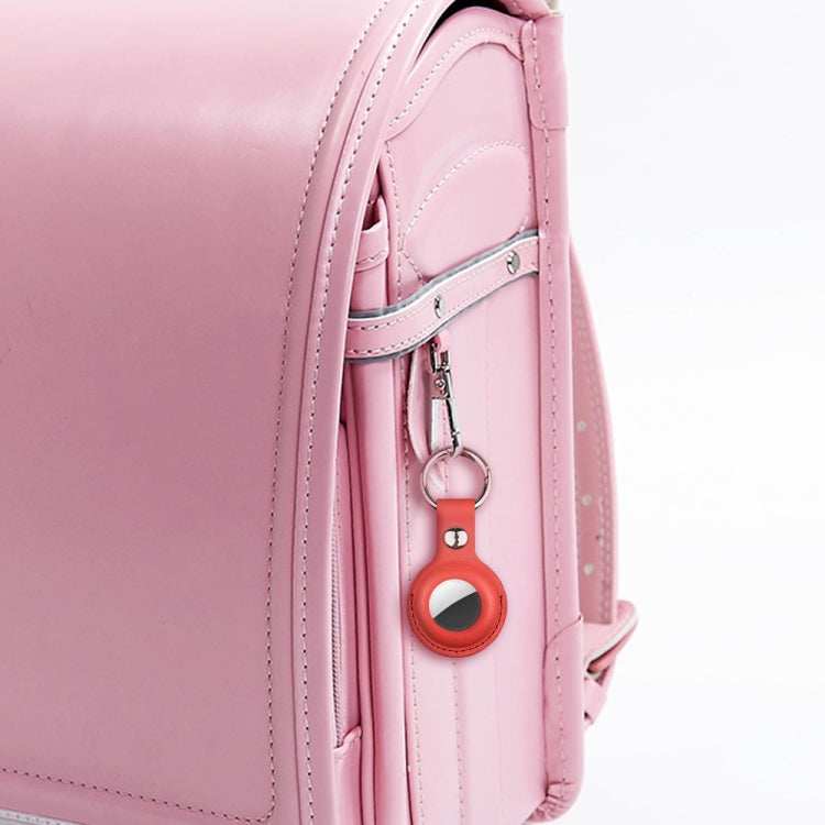 Custodia portachiavi in pelle per AirTag Apple