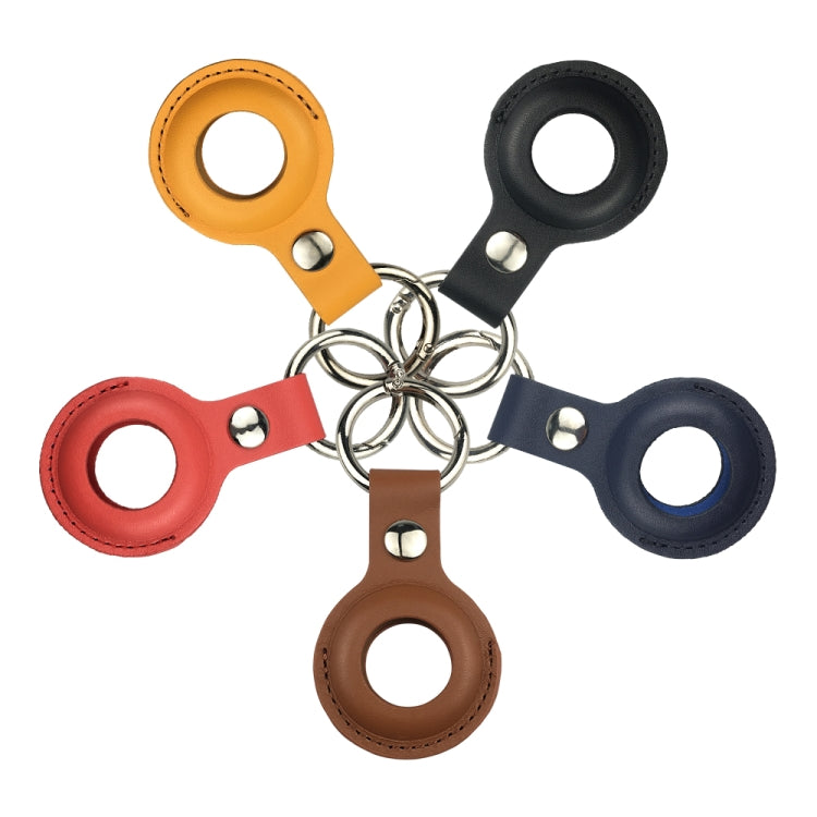 Custodia portachiavi in pelle per AirTag Apple