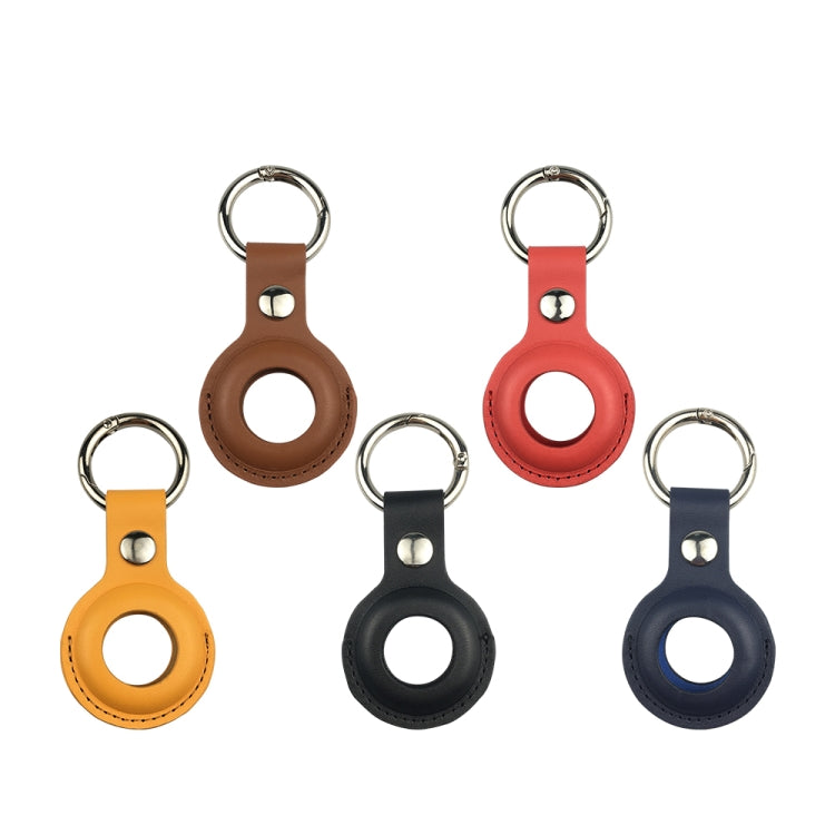 Custodia portachiavi in pelle per AirTag Apple