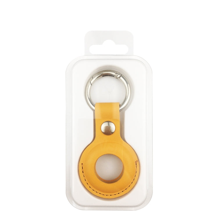 Custodia portachiavi in pelle per AirTag Apple
