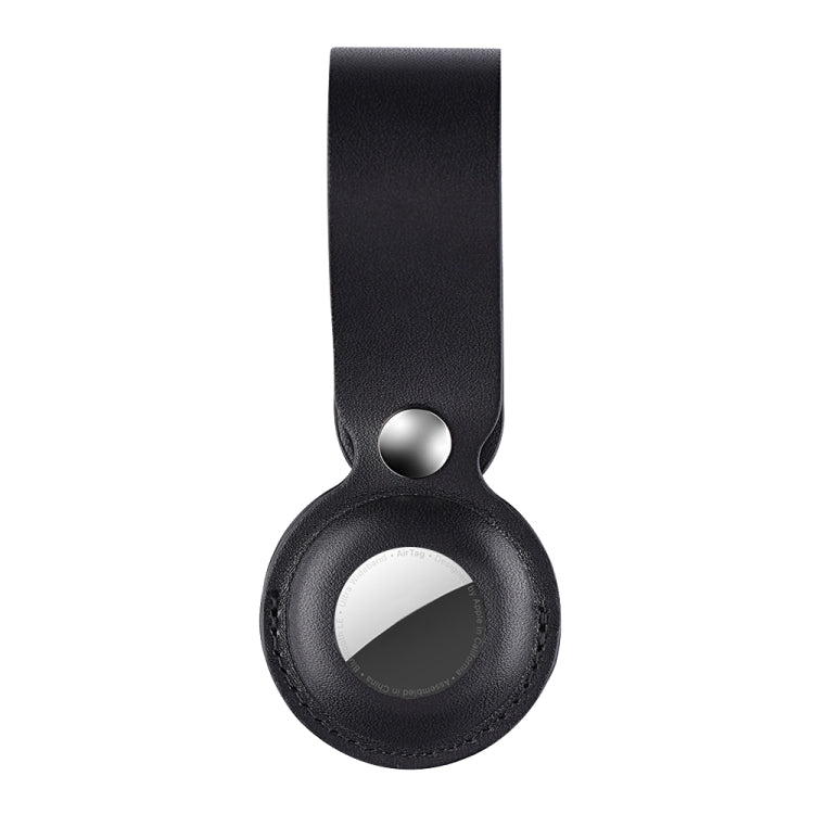 Custodia portachiavi in pelle PU per AirTag Apple
