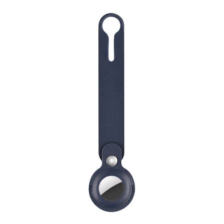 Custodia portachiavi in pelle PU per AirTag Apple